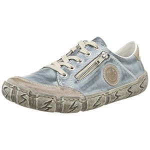 Rieker L0314 Women Baskets - Femme - Bleu (steel/royal/42), 36 EU