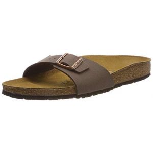 Image de Birkenstock Madrid BS - Mules - Mixte Adulte - Marron (Nubuck Mocca) - 37 EU