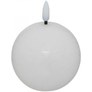 Atmosphera Créateur d'intérieur - Bougie Boule à LED Molia 8cm Blanc