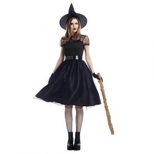 Déguisement sorcière noire femme - l - noir - ptitclown 23089