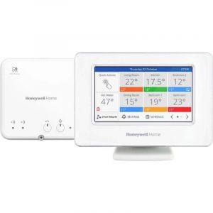 Image de Honeywell Home Evohome House Solution, Appareil d'exploitation Central Wi-FI Intelligent avec écran Tactile Couleur et modules de contrôle - Chambre pour Chambre, Pratique contrôlée, Simple