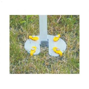 Fiamma Pièces de fixation Kit Awning Plate pour pied d'auvent gris jaune