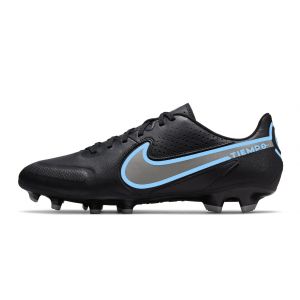 Nike Legend 9 Academy FG/MG, Chaussure de Football Homme, Noir/Gris d'acier noir, 45 EU