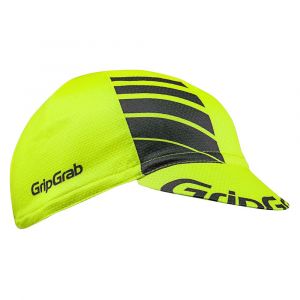 GripGrab Couvre-chef Lightweight Summer Cycling - Yellow Hi-Vis - Taille 54-63 cm