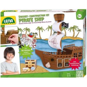 Image de Lena Kit d'assemblage - 42645 - Bateau de pirates - 50 autocollants - &Agrave; partir de 5 ans
