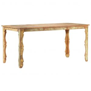 VidaXL Table de Salle à Manger Bois de Récupération Massif 160x80x76 cm