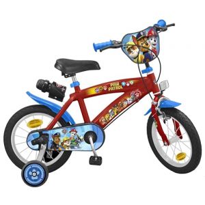 Image de PATPATROUILLE Velo Enfant garcon 14 4/7 ans Rouge