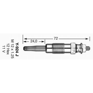 NGK Spark plugs 7906 Bougie Préchauffage Y-924J