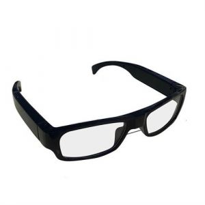 Lunettes verres transparents cam&eacute;ra espion Full HD 1080P vid&eacute;o et so