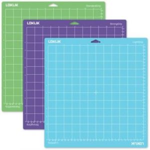 Loklik Tapis de découpe, bleu/vert/violet, taille unique