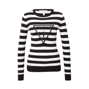 Guess Pull en laine avec logo triangle Blanc - Taille 34