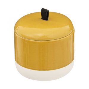 Pot &agrave; Coton en Dolomite "Solar" 10cm Ocre Prix