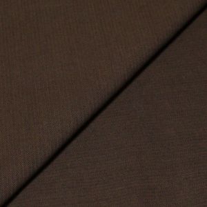 Jean's coton & élasthanne - Chevron marron & noir