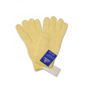 Gants laine & Angora - Jaune (Taille S)
