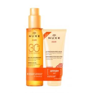 NUXE Sun Sonnenöl LSF 30 + After-Sun-Milch Set 2025 Coffret soin corps