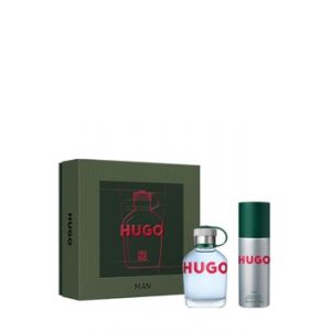 HUGO BOSS Hugo man Eau de Toilette et D&eacute;odorant Spray pour Homme Coffret parfum