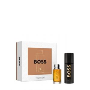 HUGO BOSS Boss the scent Eau de Toilette et D&eacute;odorant Spray pour homme Coffret parfum