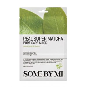 Some By Mi Real Care Mask Super Matcha Pore Care Mask Masque en tissu