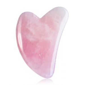 Zoë Ayla Gua Sha Therapy Rose Quartz Roller visage