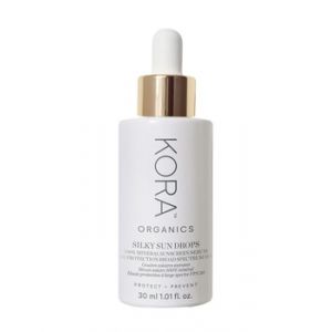KORA Organics Silky Sun Drops 100% Mineral Sunscreen Serum Crème solaire