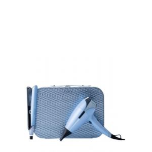 ghd Iced Luxe Collection ghd chronos & helios Limited Edition Deluxe Fer à lisser & sèche-cheveux Icy Blue Coffret cheveux