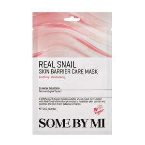 Some By Mi Real Care Mask Snail Skin Barrier Care Mask Masque en tissu