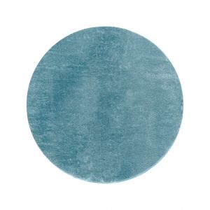 Tapis Calissa turquoise 120 cm rond