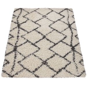 Tapis shaggy Kalea beige 300x400 cm