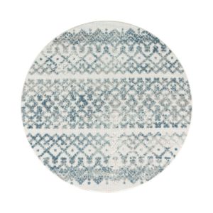 Tapis d'intérieur & extérieur Stylo turquoise 200 cm rond