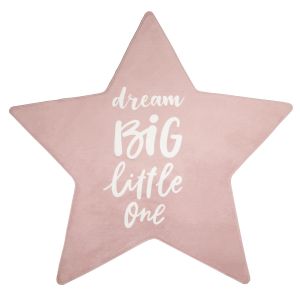 Tapis pour enfant lavable Chiko rose 80 cm en forme d'étoile