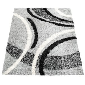 Tapis shaggy Maracuja gris 240x320 cm