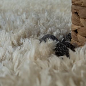 Tapis de bain Kandela beige 80 cm rond