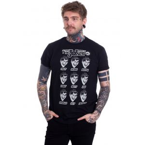 Joker - The Many Moods Of The Joker - T-Shirt - noir - M - 100% Coton,Jersey