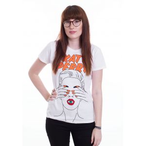 Katy Perry - Illustrated Eye White - Girly - blanc - L - 100% Coton,Jersey