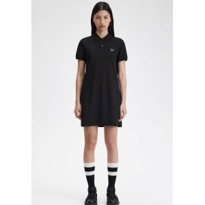 Fred Perry - Fred Perry Black - Robe - noir - Medium - 98% coton, 2% élasthanne,Coton