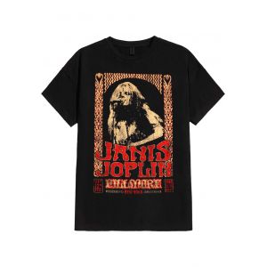 Janis Joplin - Vintage Poster - T-Shirt - noir - XXL - 100% Coton