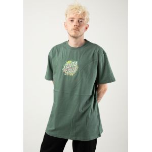 Santa Cruz - Asp Flores Dot Front Sage - T-Shirt - marron - M - 100% Coton,Jersey