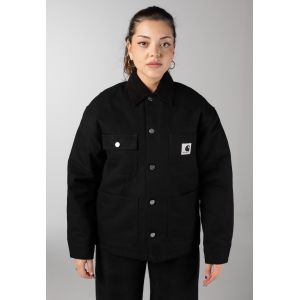 Carhartt WIP - W' OG Michigan Rigid Black/Black - Veste - noir - L - 100% coton biologique