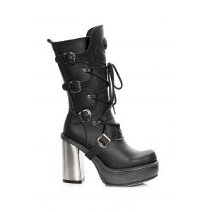 New Rock - M 9973 VS1 Black - Chaussures pour fille - noir - EU 37 - Synthetic/Textile/Caoutchouc,Faux cuir
