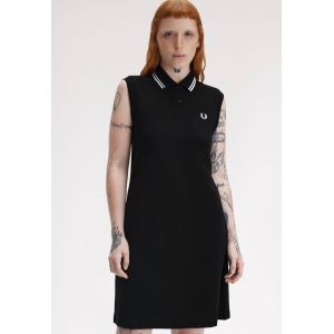 Fred Perry - The Sleeveless FP Black - Robe - noir - Medium - 98% coton, 2% élasthanne