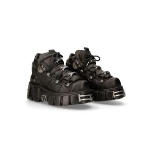 New Rock - 106 VS1 Black - Chaussures pour fille - noir - EU 39 - Synthetic/Textile/Caoutchouc,Faux cuir