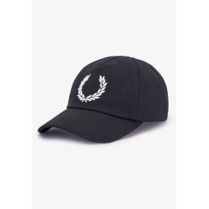 Fred Perry - Bold Branding Black/Snow White - Casquette - noir - Onesize - 100% Coton,Toile