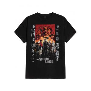 Suicide Squad - Team Poster - T-Shirt - noir - XXL - 100% Coton