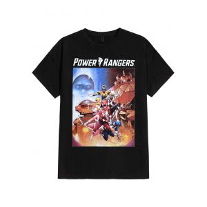 Power Rangers - Poster - T-Shirt - noir - XXL - 100% Coton