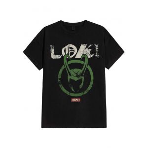 Marvel Comics - Loki Logo Badge - T-Shirt - noir - XL - 100% Coton,Jersey