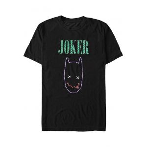 Joker - Bat Man Smile Sketch - T-Shirt - noir - XXL - 100% Coton,Jersey