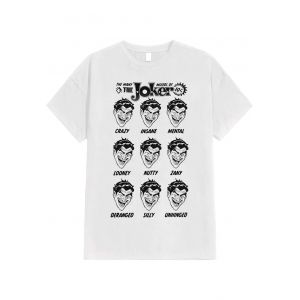 Joker - Many Moods Of Joker White - T-Shirt - blanc - L - 100% Coton,Jersey