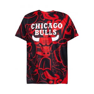 Space Jam - Chicago Bulls: Team In The Paint Red - T-Shirt - rouge - L - 100% Polyester,Jersey