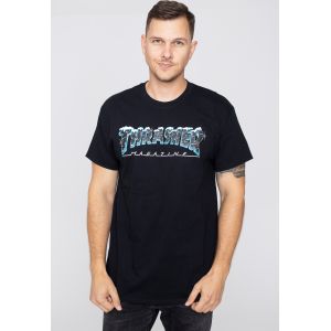 Thrasher - Black Ice Black - T-Shirt - noir - S - 100% Coton,Jersey