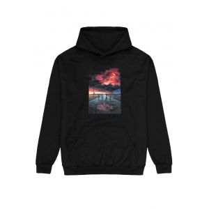 Stranger Things - Demogorgon Cloud Poster - Hoodie - noir - XXL - 80 % coton, 20 % polyester,Transpirer